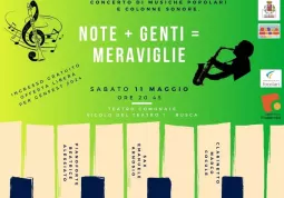 Note + Genti = Meraviglie sabato 11 maggio al Teatro Civico